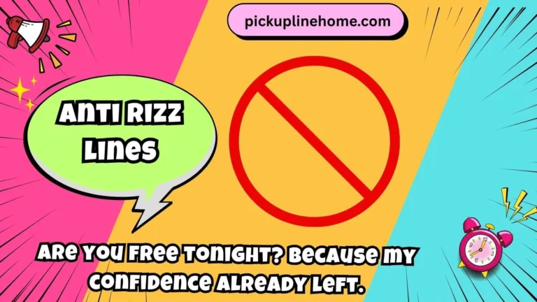 Anti rizz lines