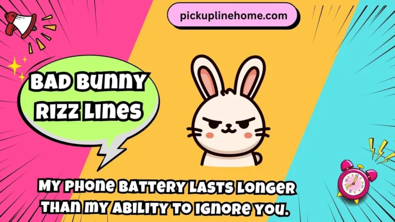 bad bunny rizz lines