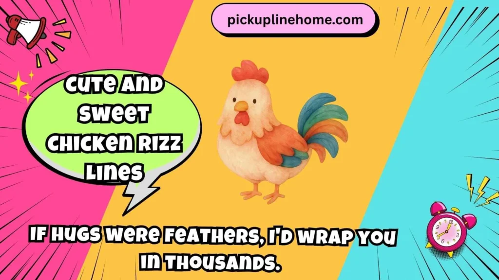Cute and Sweet Chicken Rizz Lines
