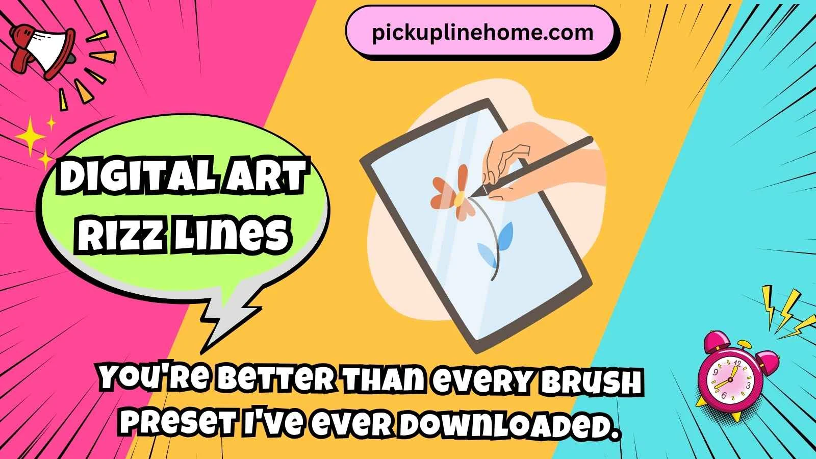digital art rizz lines